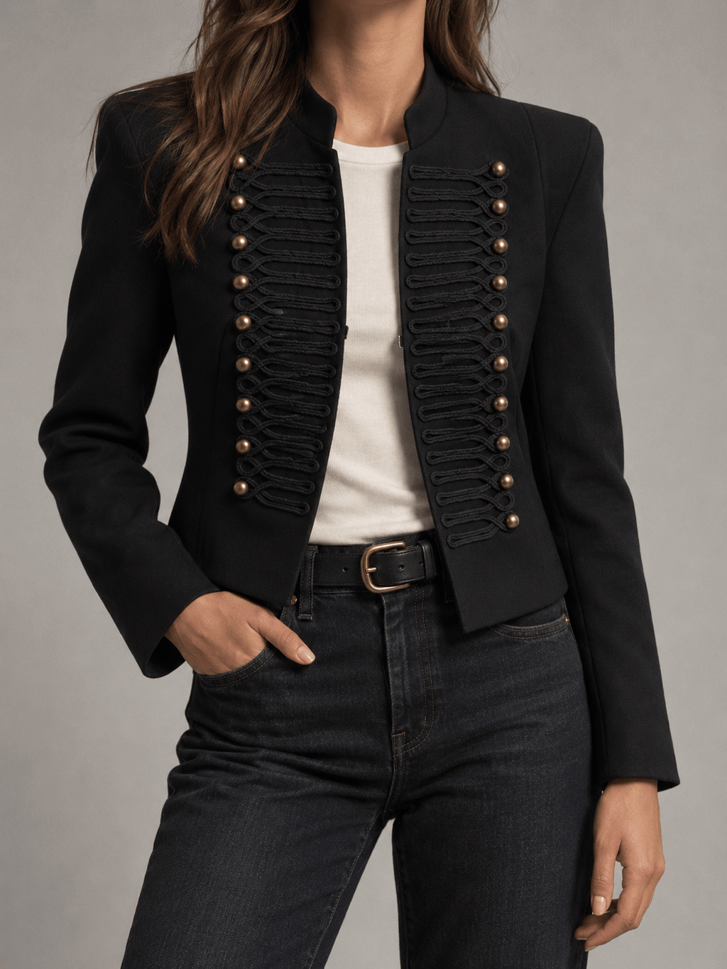 La Jolie Veste Alba - Manteau Napoléon Court