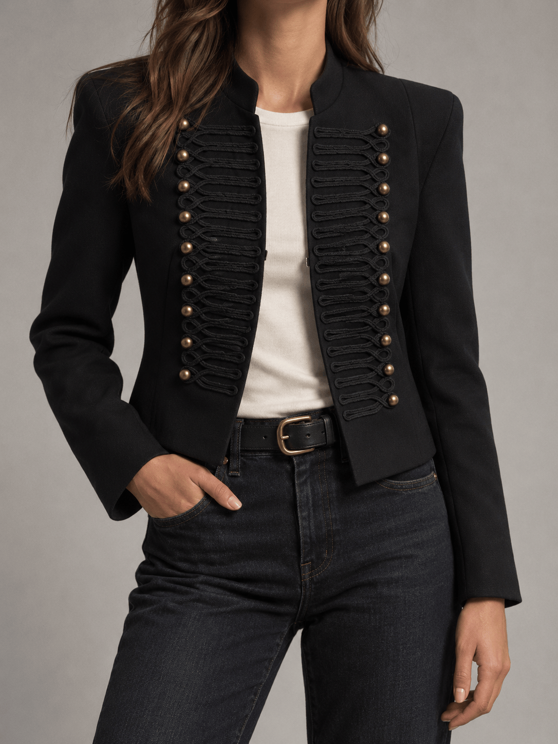 La Jolie Veste Alba - Manteau Napoléon Court