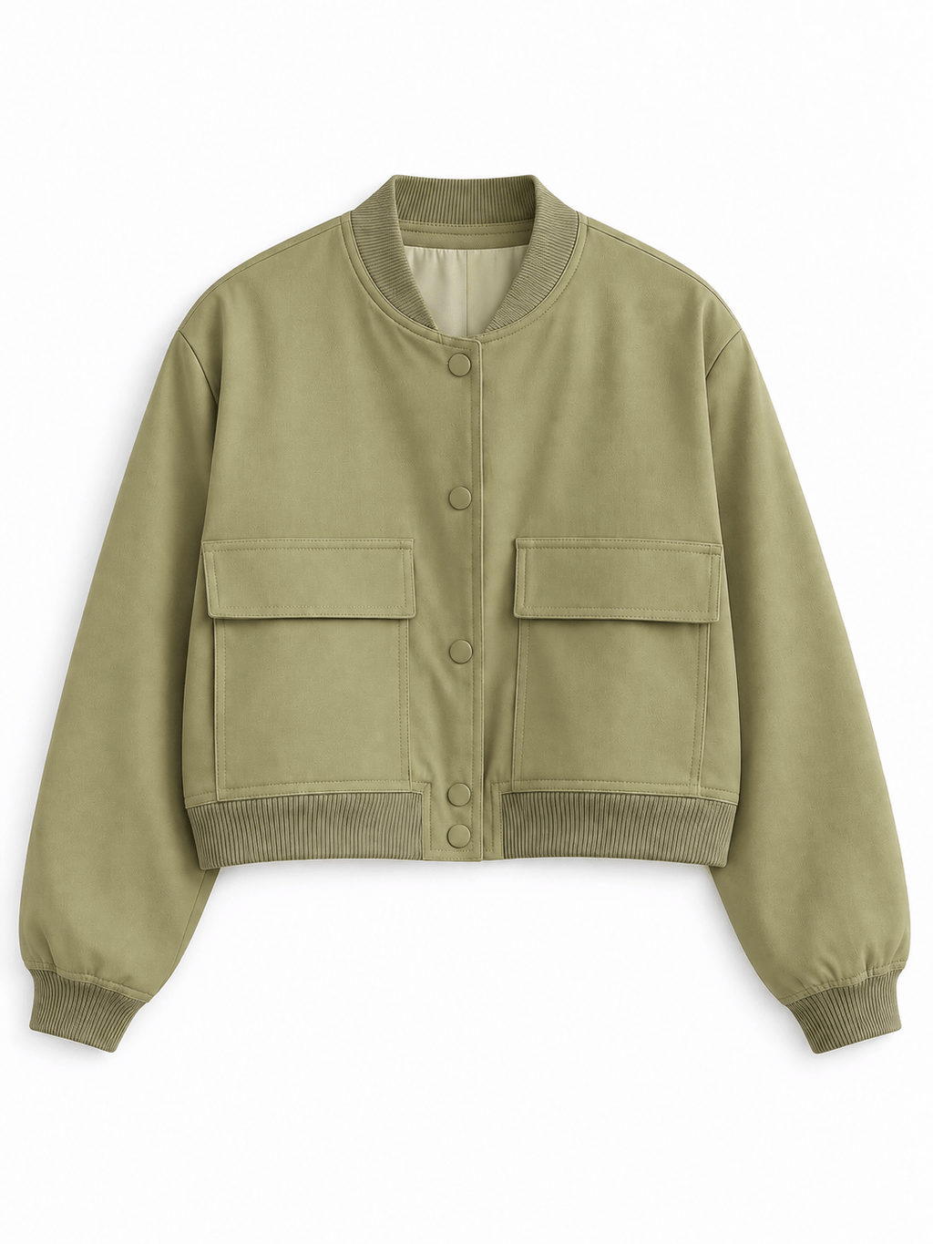 La Jolie Veste Amandine - Blouson Bomber Uni