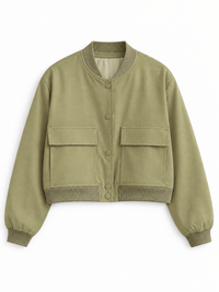 La Jolie Veste Amandine - Blouson Bomber Uni