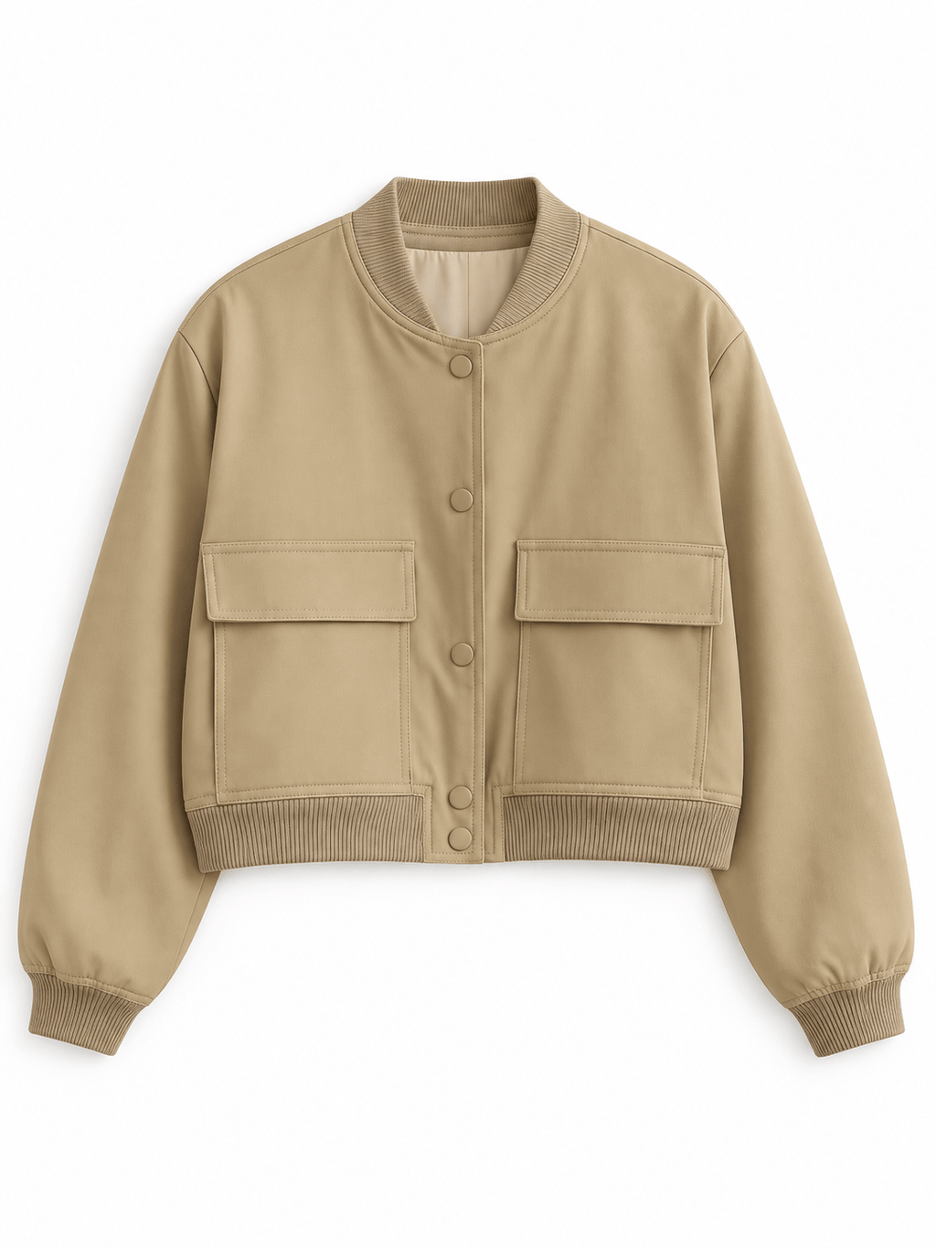 La Jolie Veste Amandine - Blouson Bomber Uni