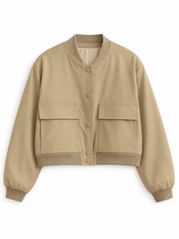 La Jolie Veste Amandine - Blouson Bomber Uni