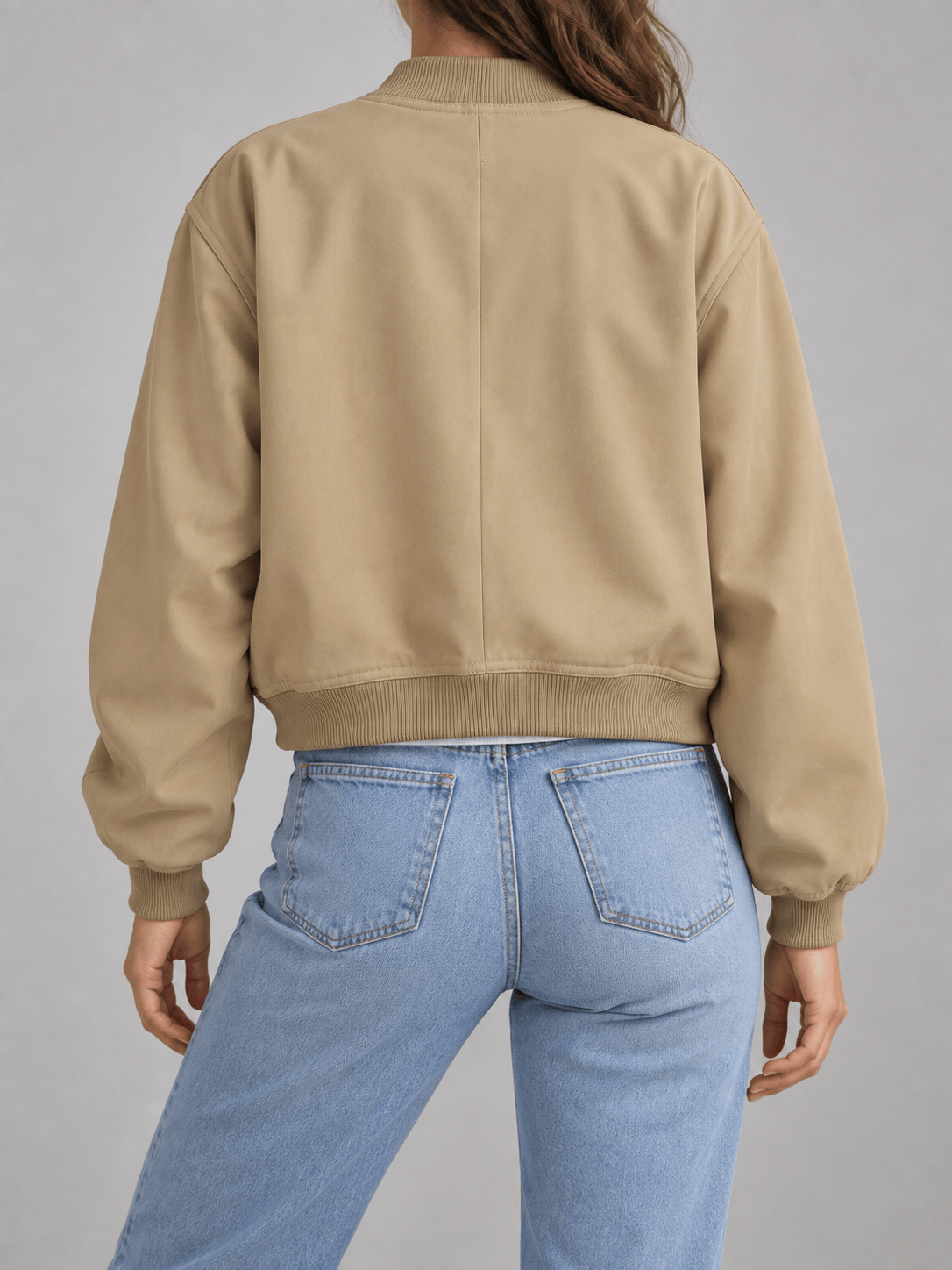 La Jolie Veste Amandine - Blouson Bomber Uni
