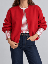 La Jolie Veste Aurélie - Bomber Zippé