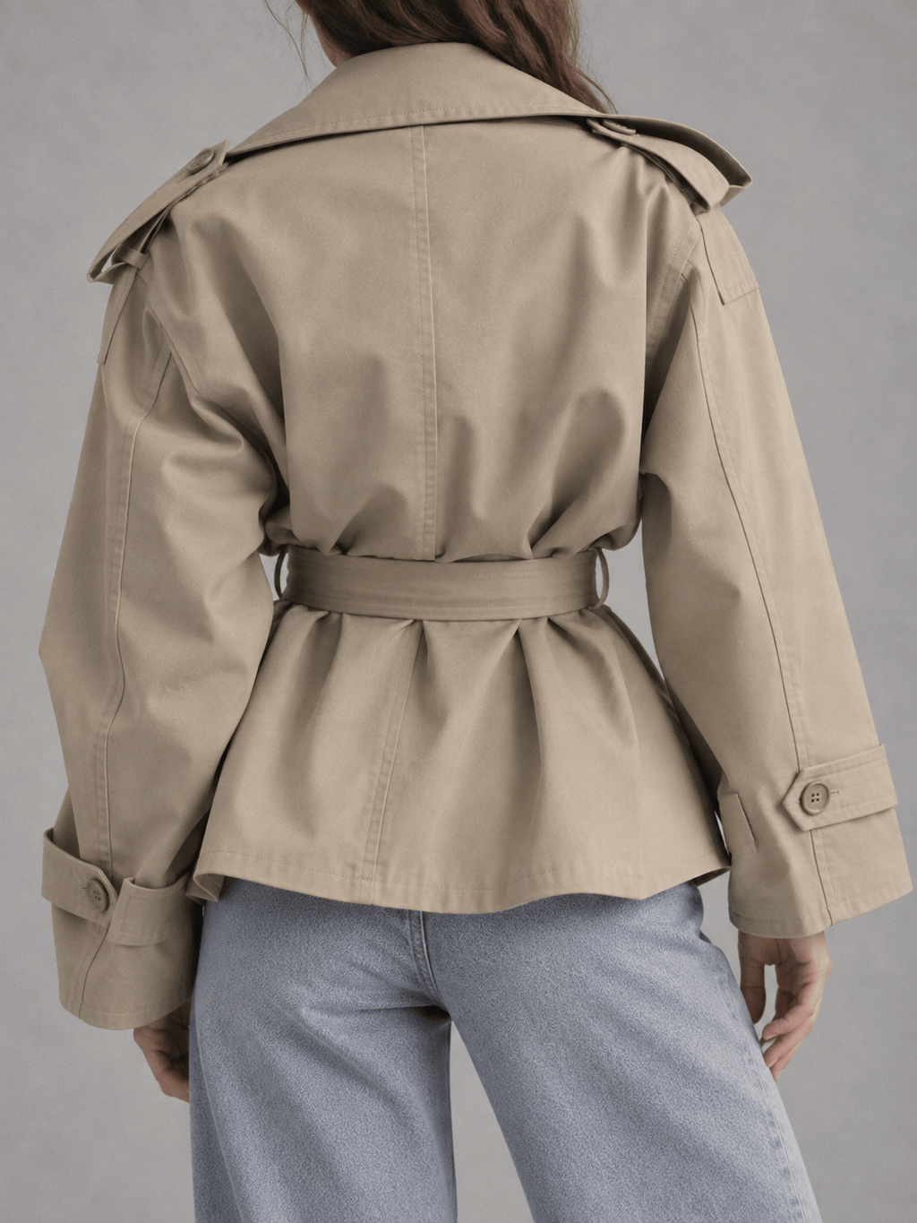 La Jolie Veste Charlotte - Trench Uni