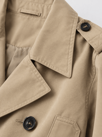 La Jolie Veste Claire - Trench Court Croisé