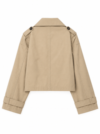 La Jolie Veste Claire - Trench Court Croisé