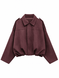 La Jolie Veste Clara - Blouson Bomber en Suédine