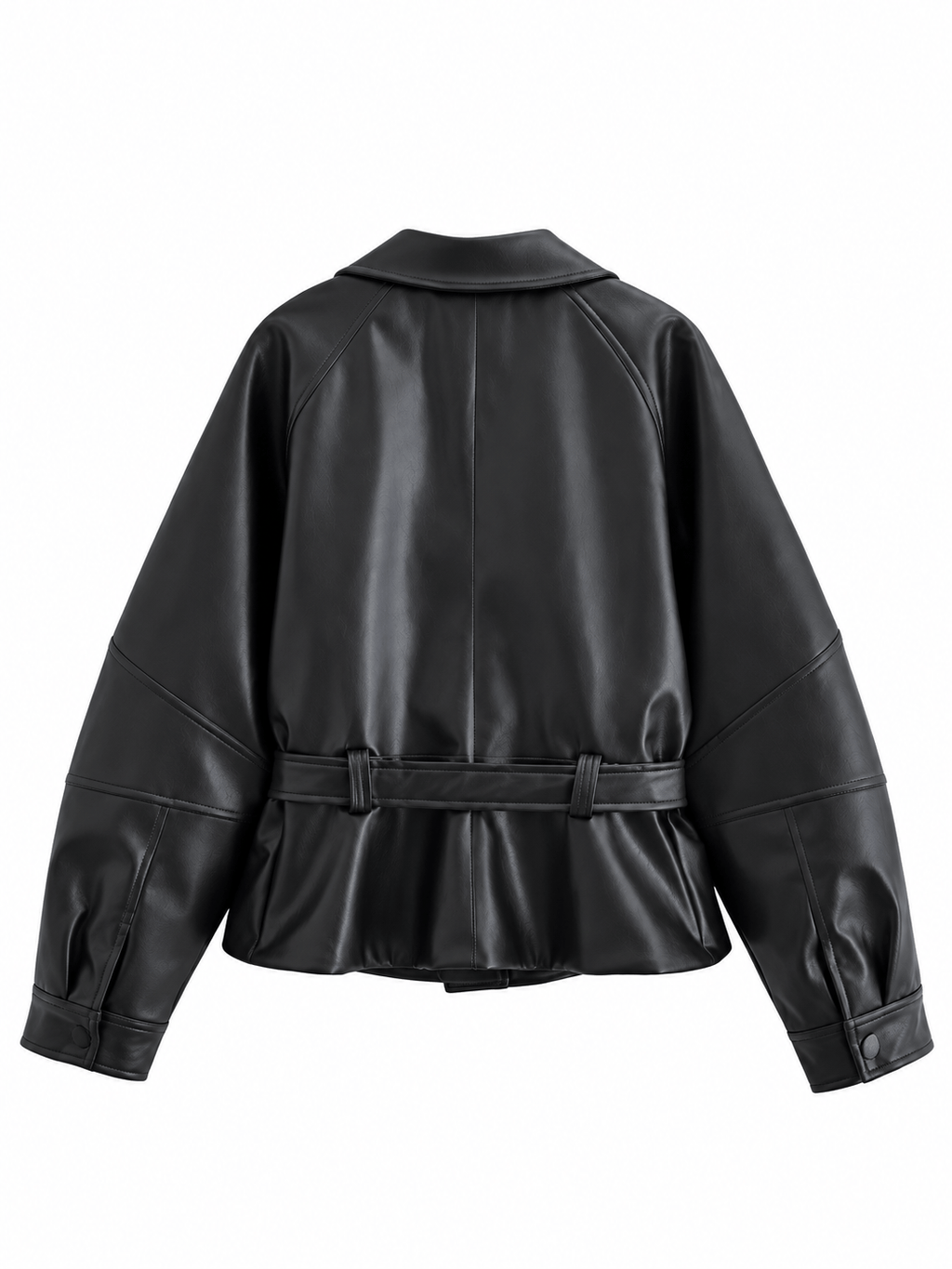 La Jolie Veste Clémence - Trench Court Similicuir