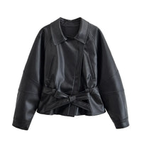 La Jolie Veste Clémence - Trench Court Similicuir