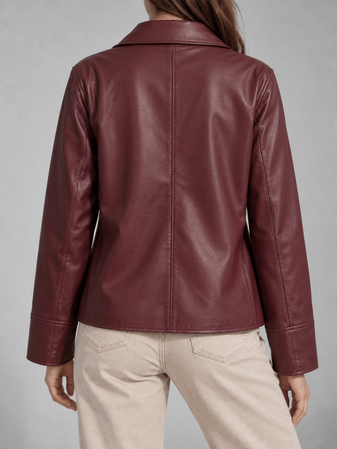 La Jolie Veste Emma - Veste En Cuir Mi Saison