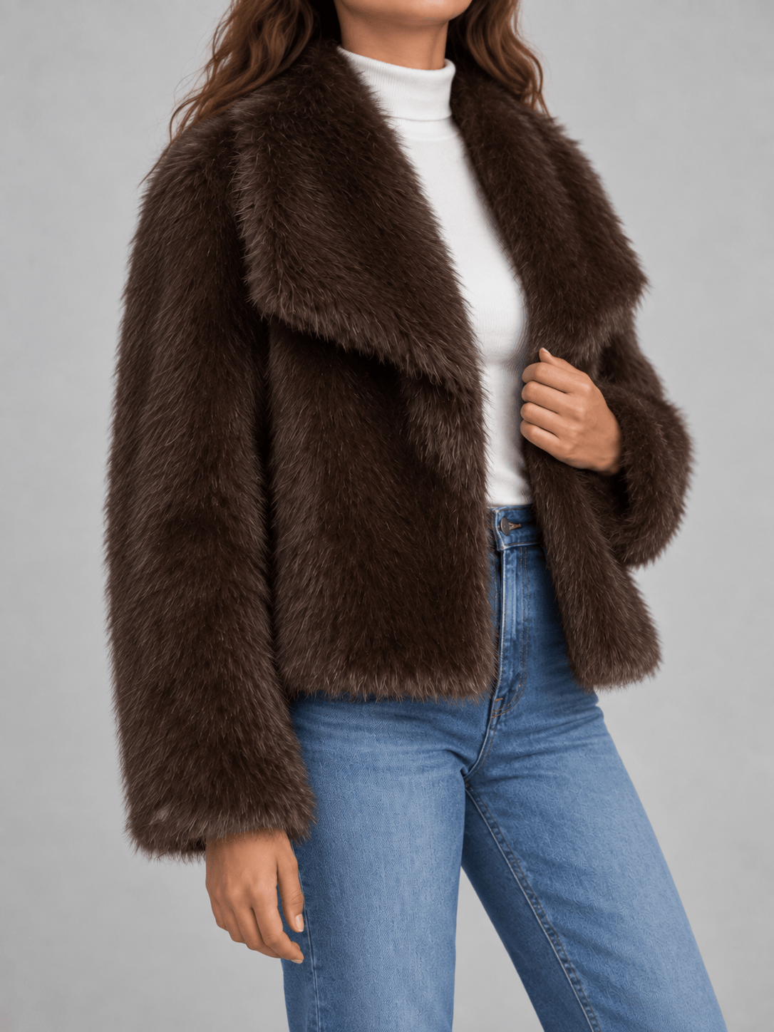 La Jolie Veste Estelle - Manteau en Fausse Fourrure