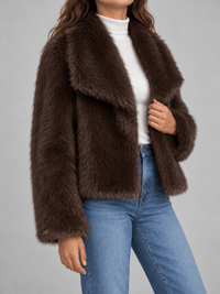 La Jolie Veste Estelle - Manteau en Fausse Fourrure