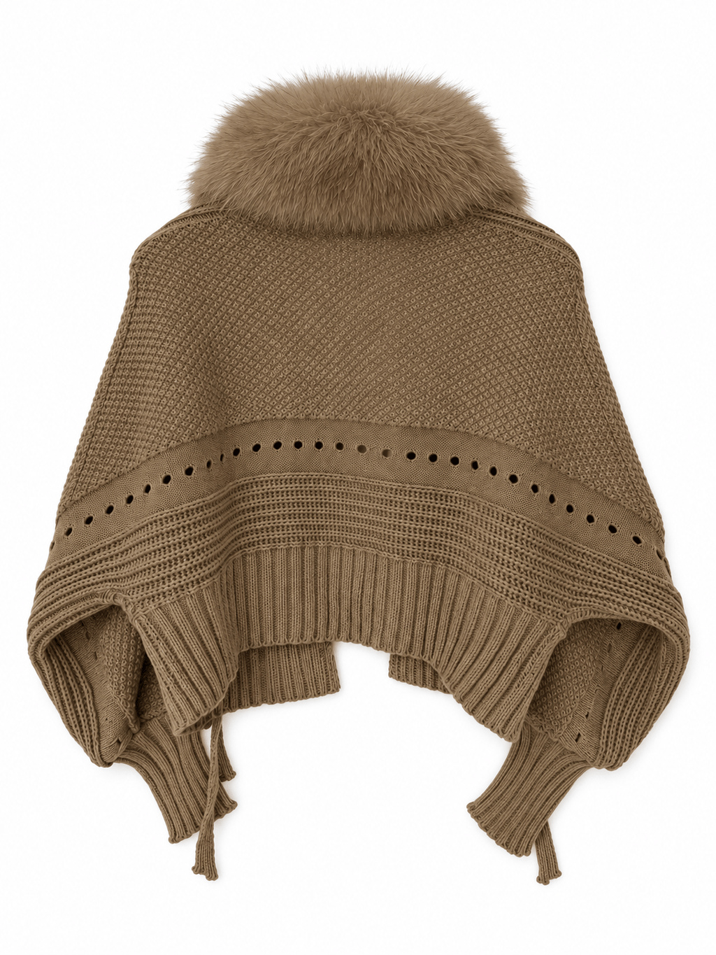 La Jolie Veste Fanny - Veste Fausse Fourrure Manche Longue
