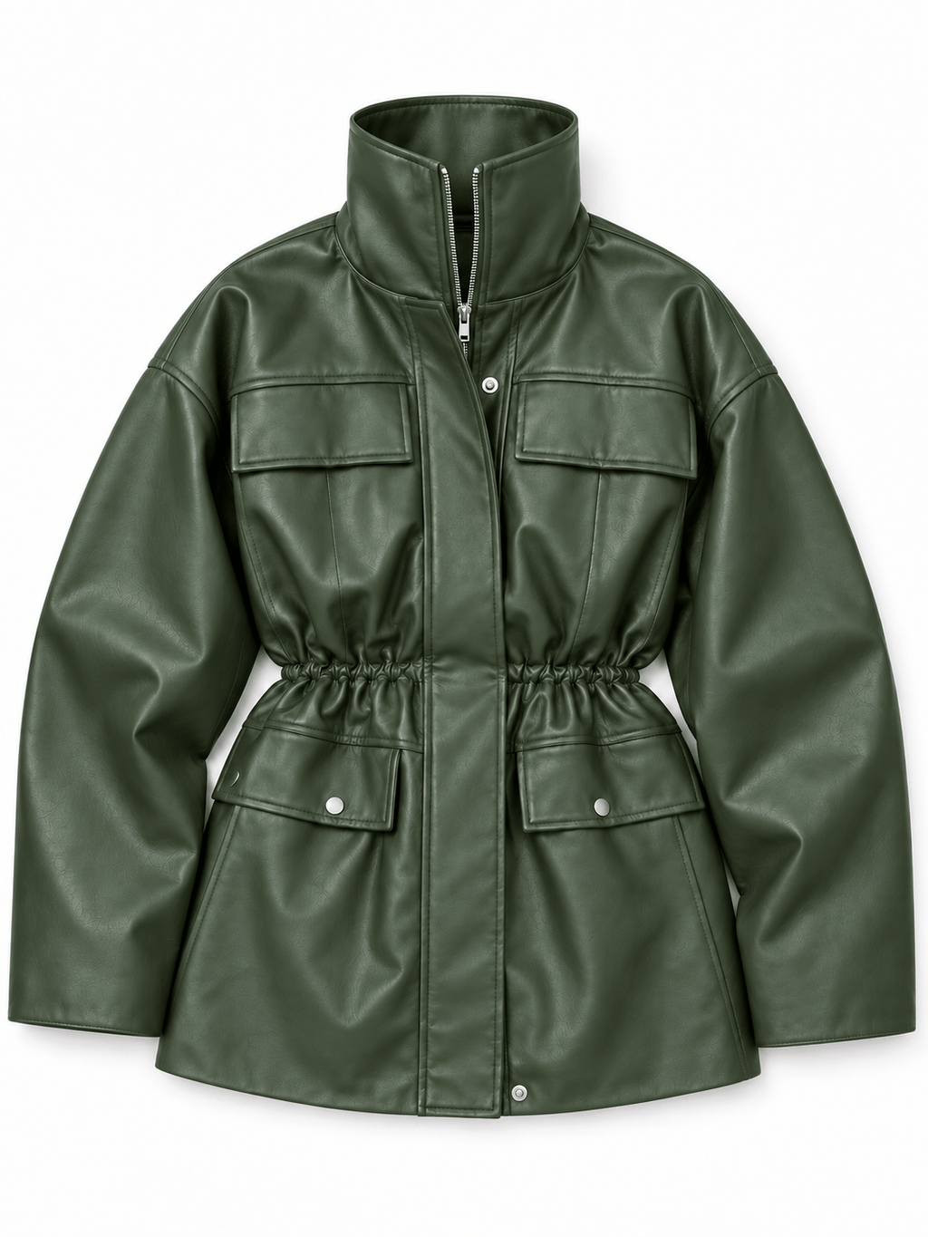 La Jolie Veste Garance - Veste Cintrée en Cuir Femme