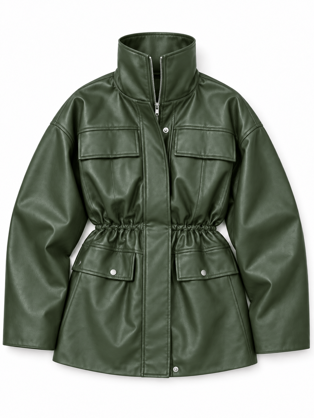 La Jolie Veste Garance - Veste Cintrée en Cuir Femme