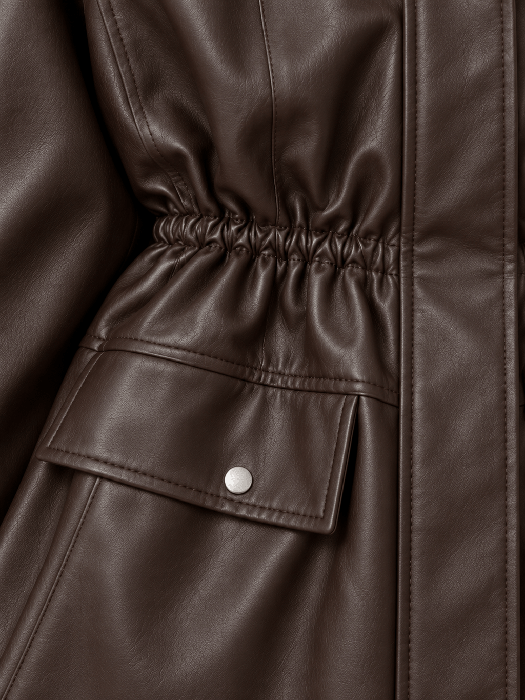 La Jolie Veste Garance - Veste Cintrée en Cuir Femme