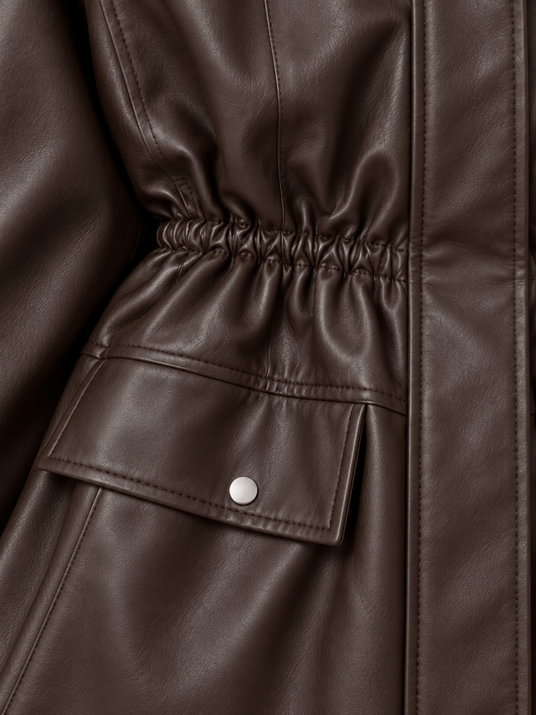 La Jolie Veste Garance - Veste Cintrée en Cuir Femme