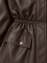 La Jolie Veste Garance - Veste Cintrée en Cuir Femme