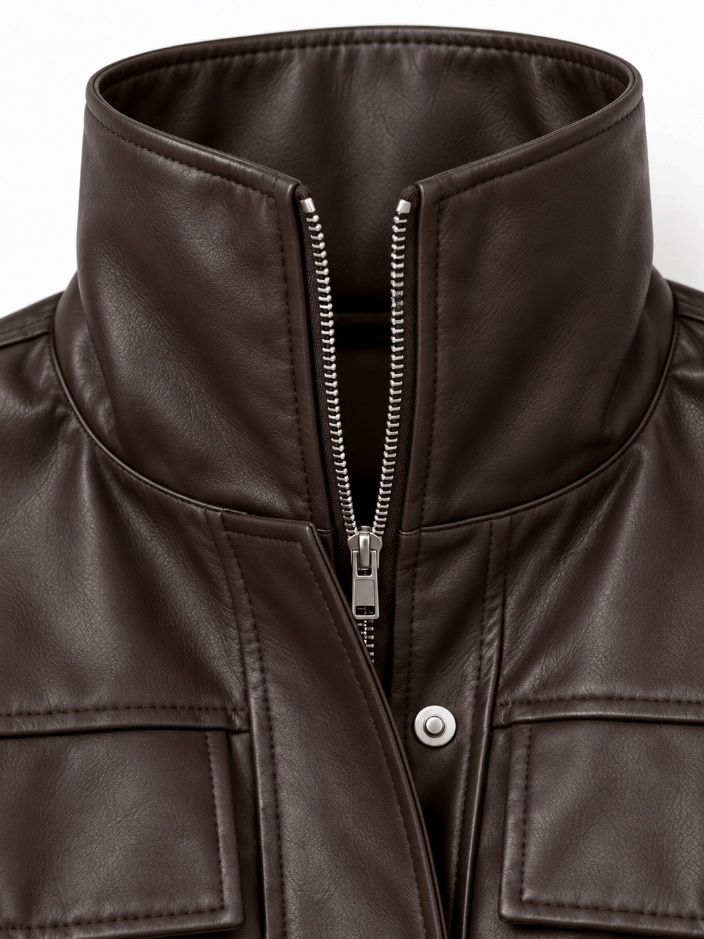 La Jolie Veste Garance - Veste Cintrée en Cuir Femme