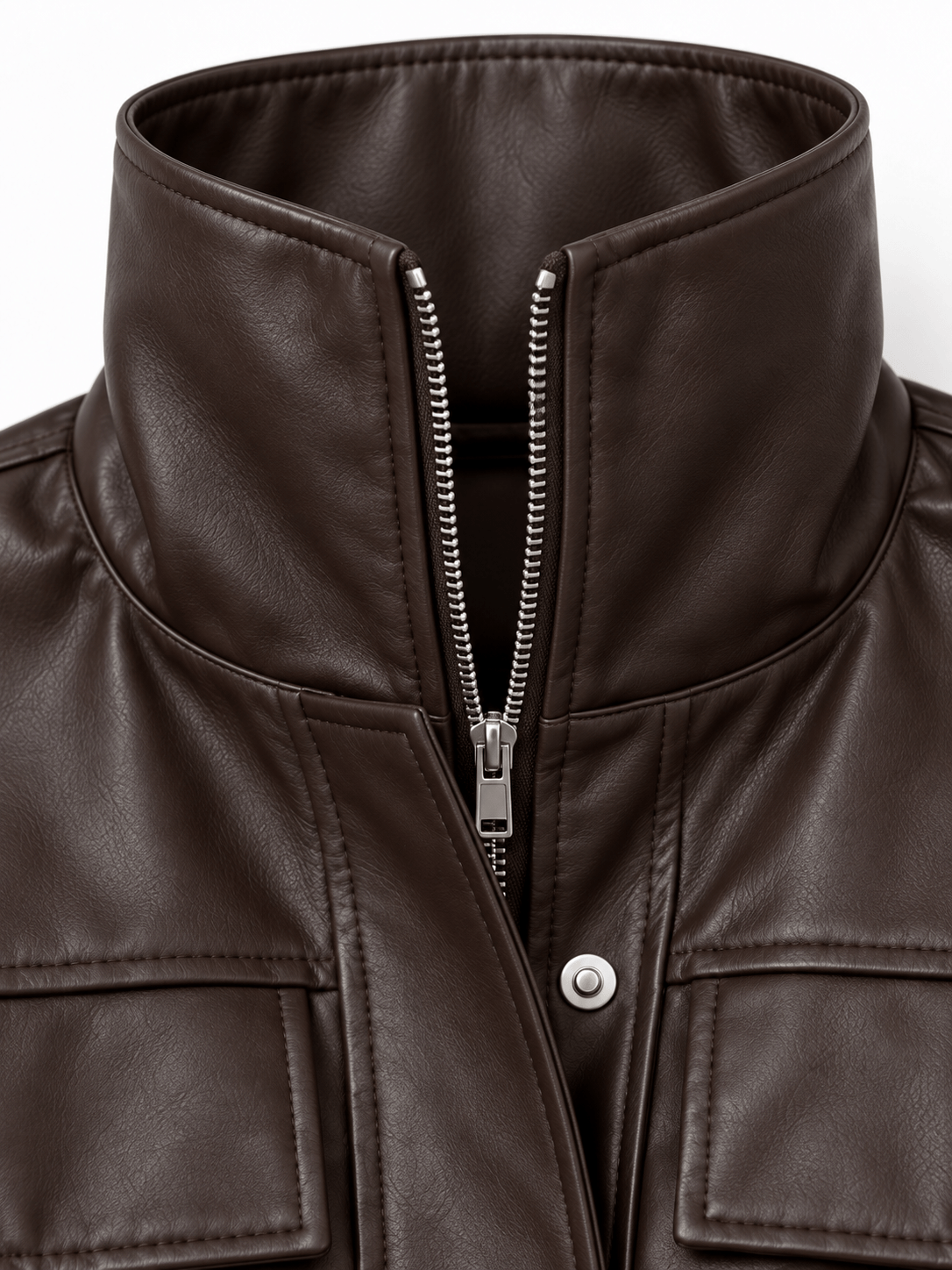 La Jolie Veste Garance - Veste Cintrée en Cuir Femme