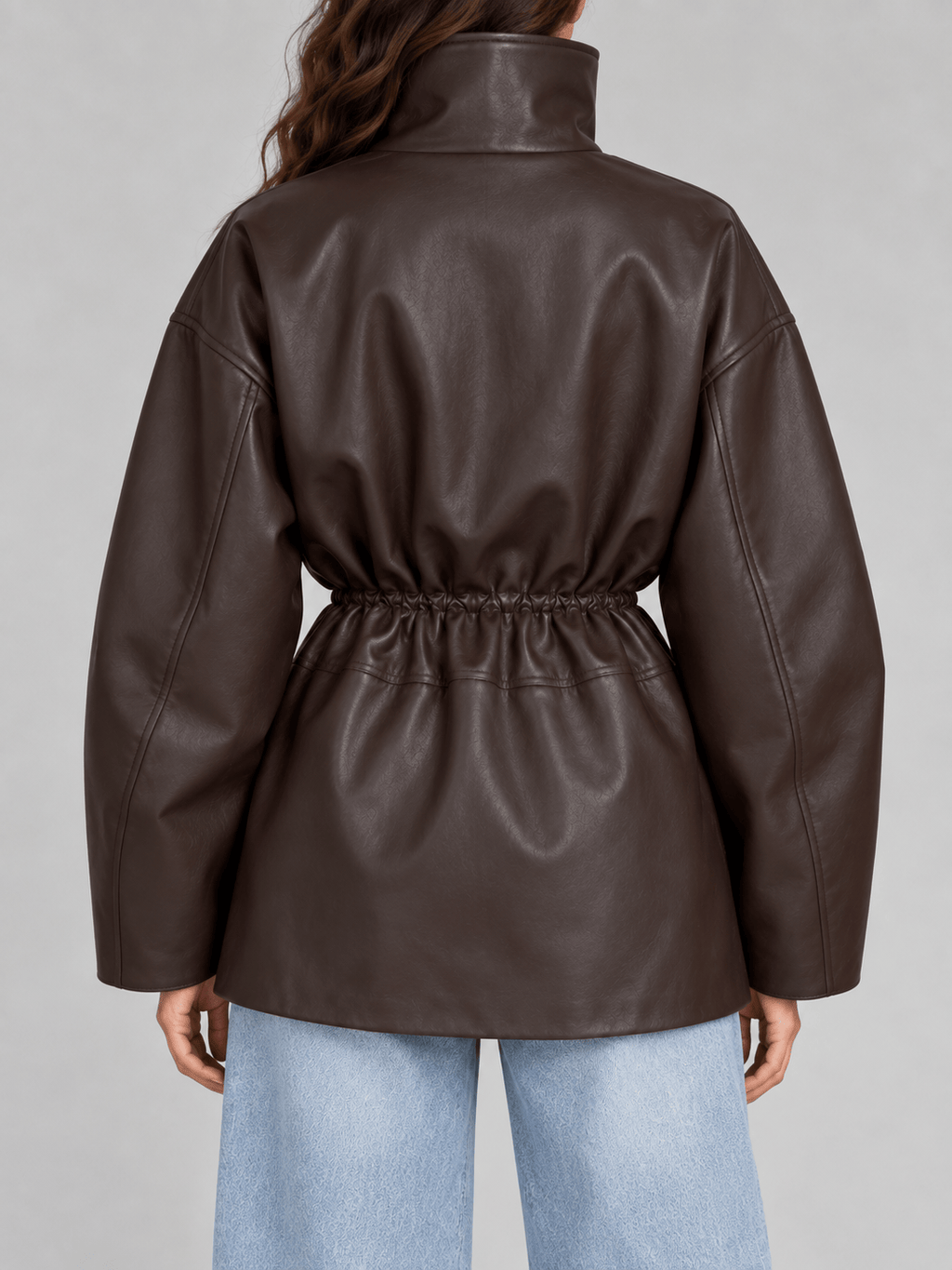 La Jolie Veste Garance - Veste Cintrée en Cuir Femme