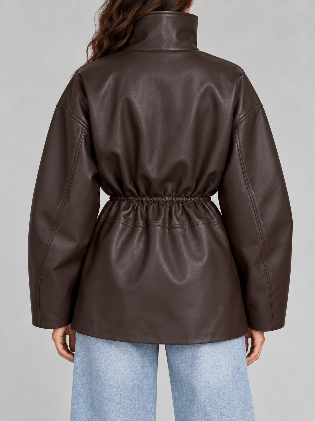 La Jolie Veste Garance - Veste Cintrée en Cuir Femme