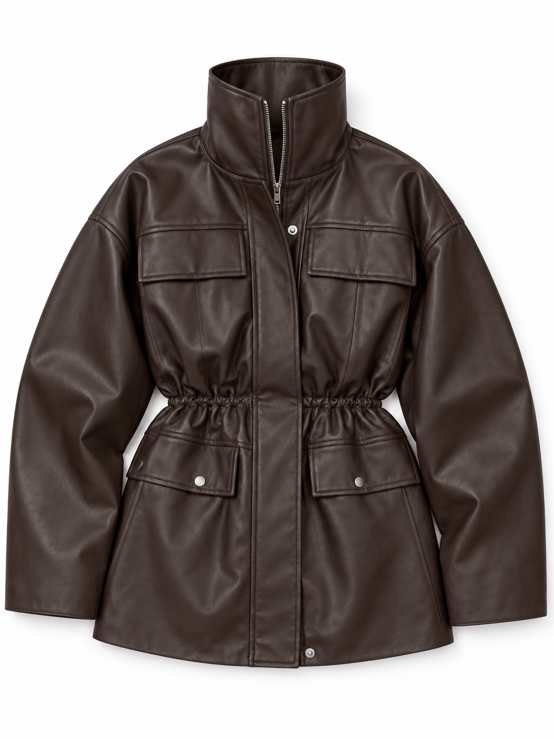 La Jolie Veste Garance - Veste Cintrée en Cuir Femme