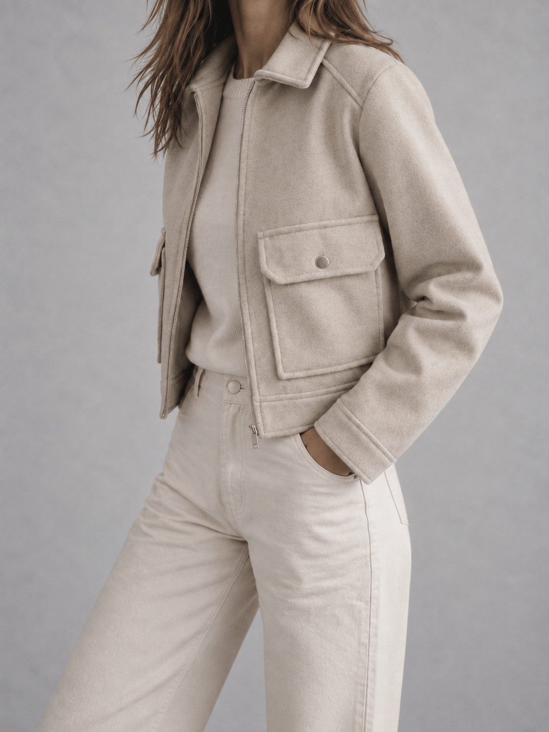 La Jolie Veste Iris - Veste Zippée Femme