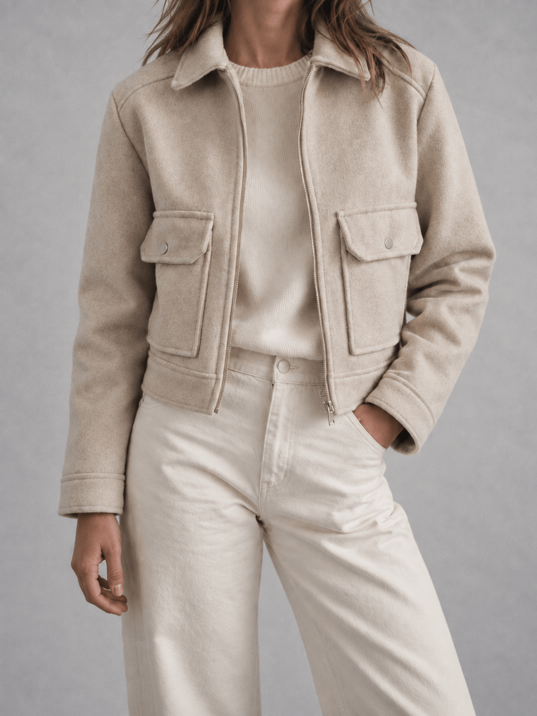 La Jolie Veste Iris - Veste Zippée Femme