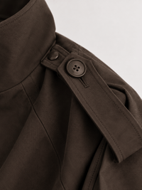 La Jolie Veste Joséphine - Trench Court Col Montant