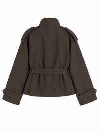 La Jolie Veste Joséphine - Trench Court Col Montant