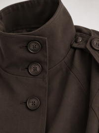 La Jolie Veste Joséphine - Trench Court Col Montant