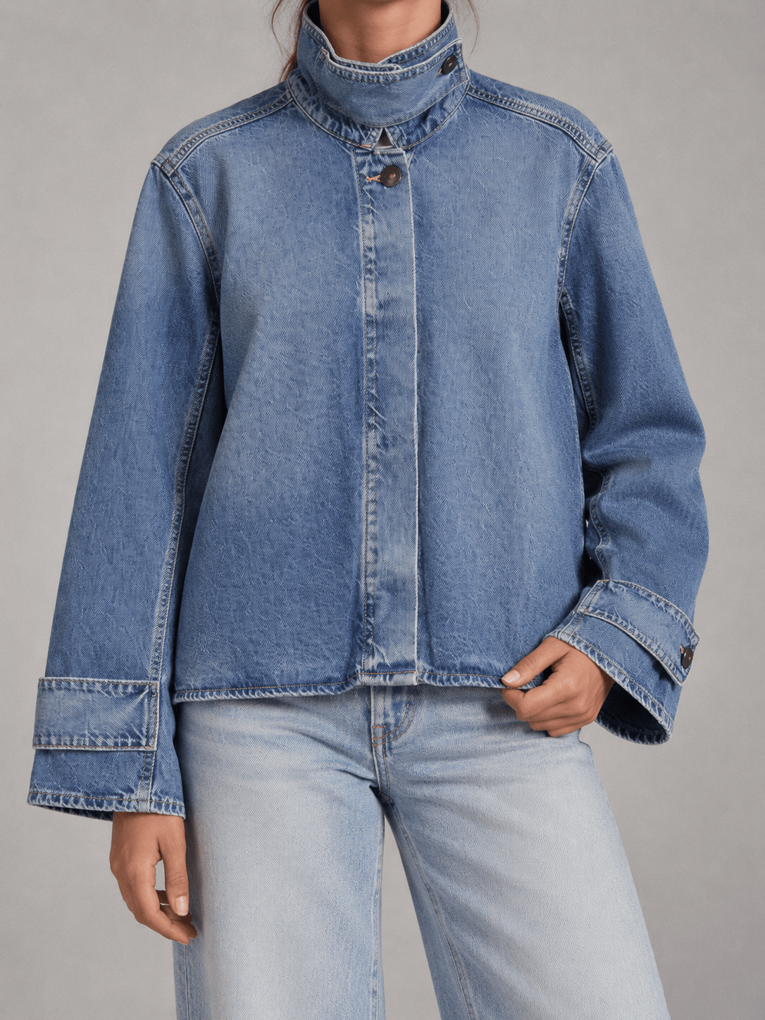 La Jolie Veste Juliette - Veste en Jean Décontractée