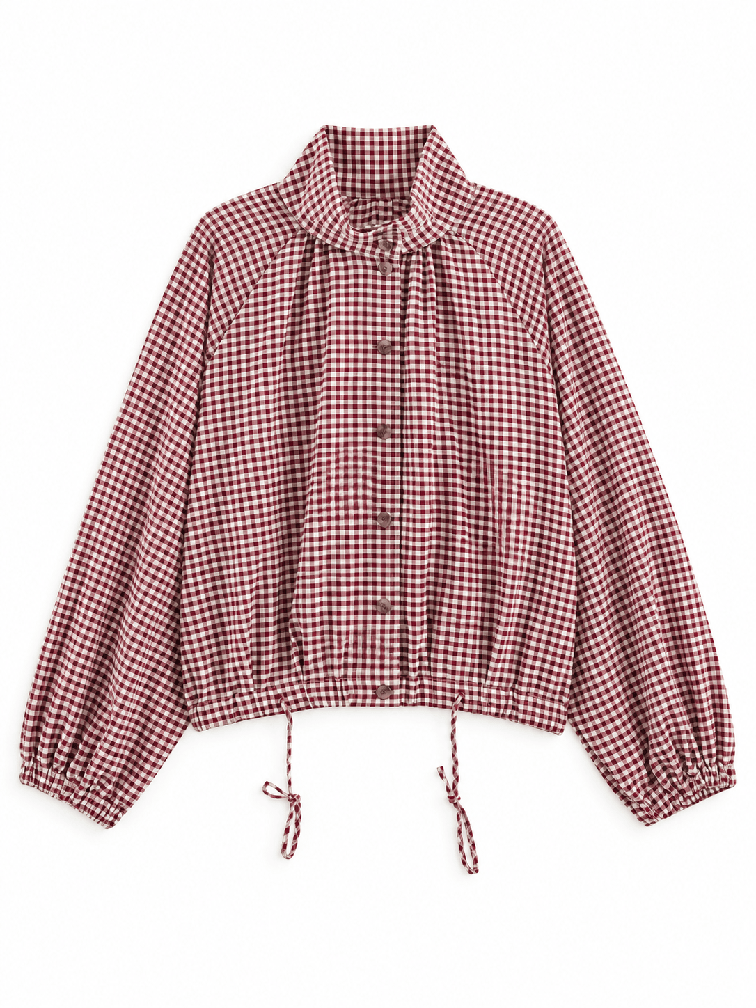 La Jolie Veste Laura - Veste à Carreaux Manche Longue