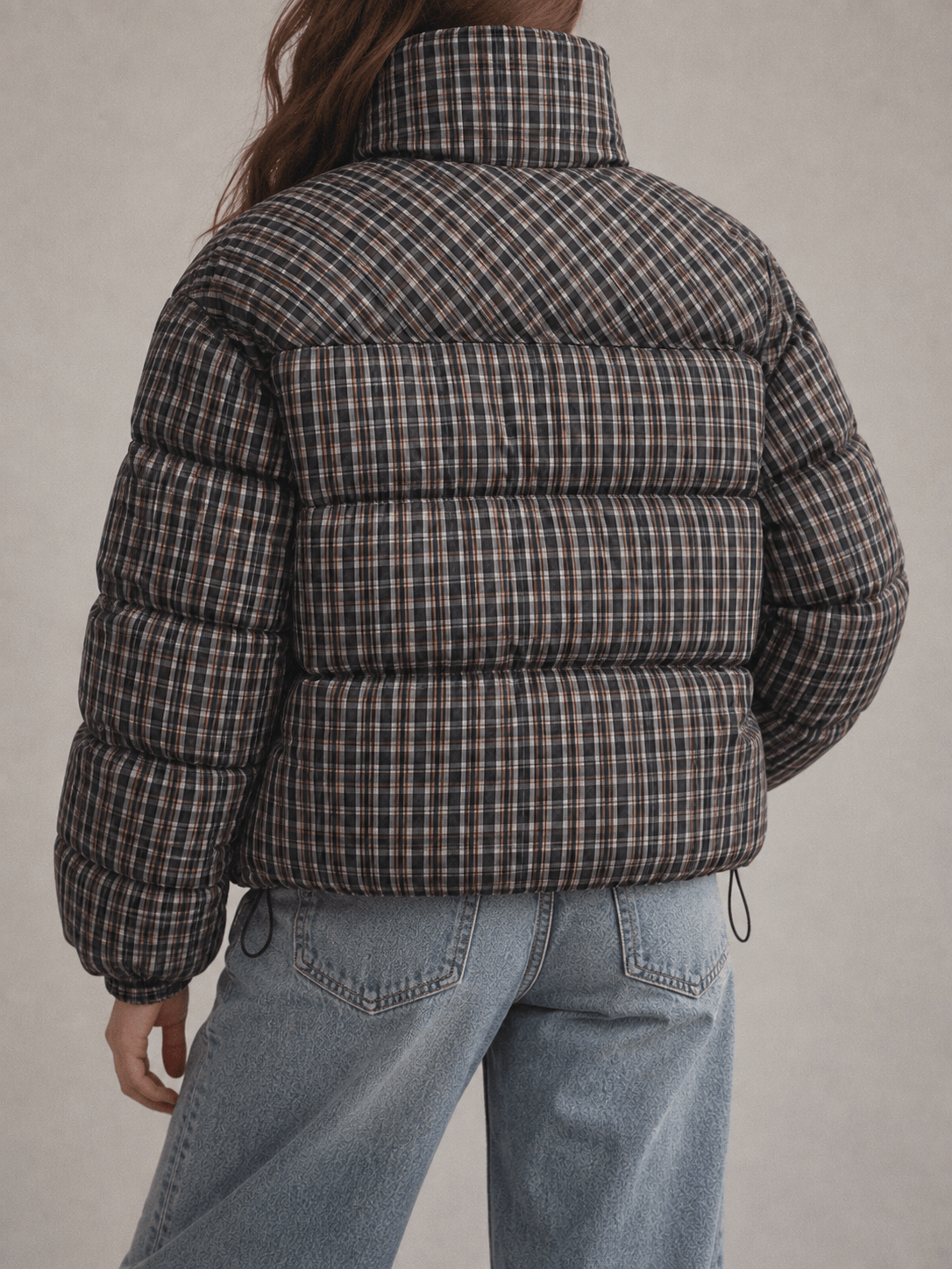 La Jolie Veste Lise - Doudoune à Carreaux