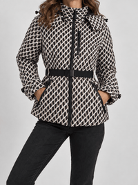 La Jolie Veste Marine - Parka d'Hiver Femme