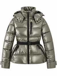 La Jolie Veste Marine - Parka d'Hiver Femme
