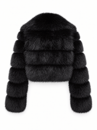 La Jolie Veste Mélissa - Manteau Court en Fausse Fourrure