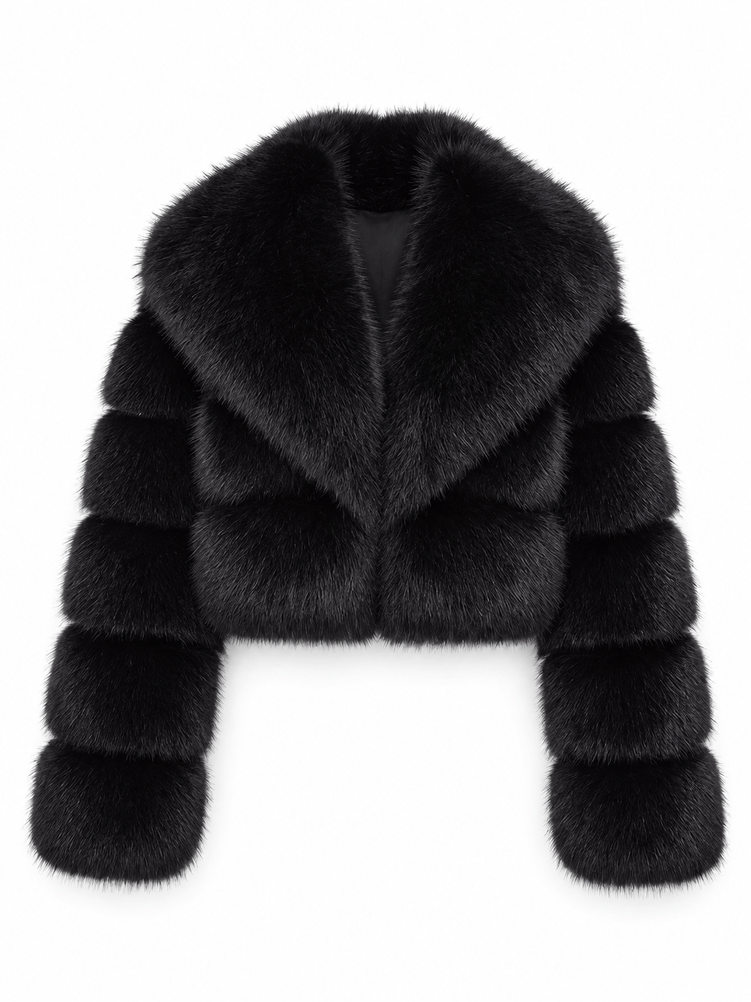 La Jolie Veste Mélissa - Manteau Court en Fausse Fourrure