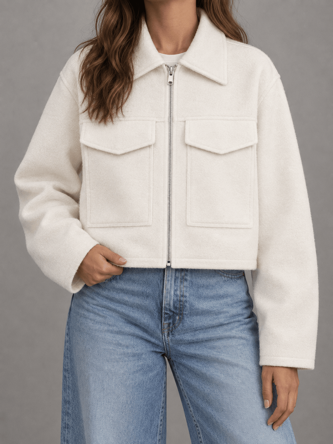 La Jolie Veste Noémie - Veste Avec Poche Femme