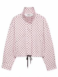 La Jolie Veste Olympe - Veste Courte à Pois Femme