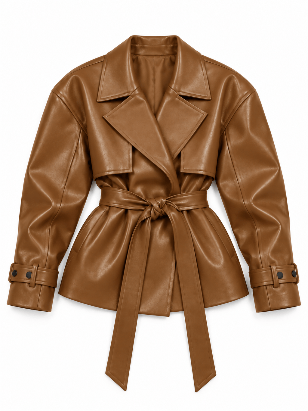 La Jolie Veste Pauline - Veste en Cuir Ample
