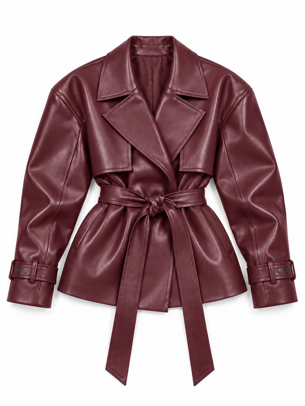 La Jolie Veste Pauline - Veste en Cuir Ample