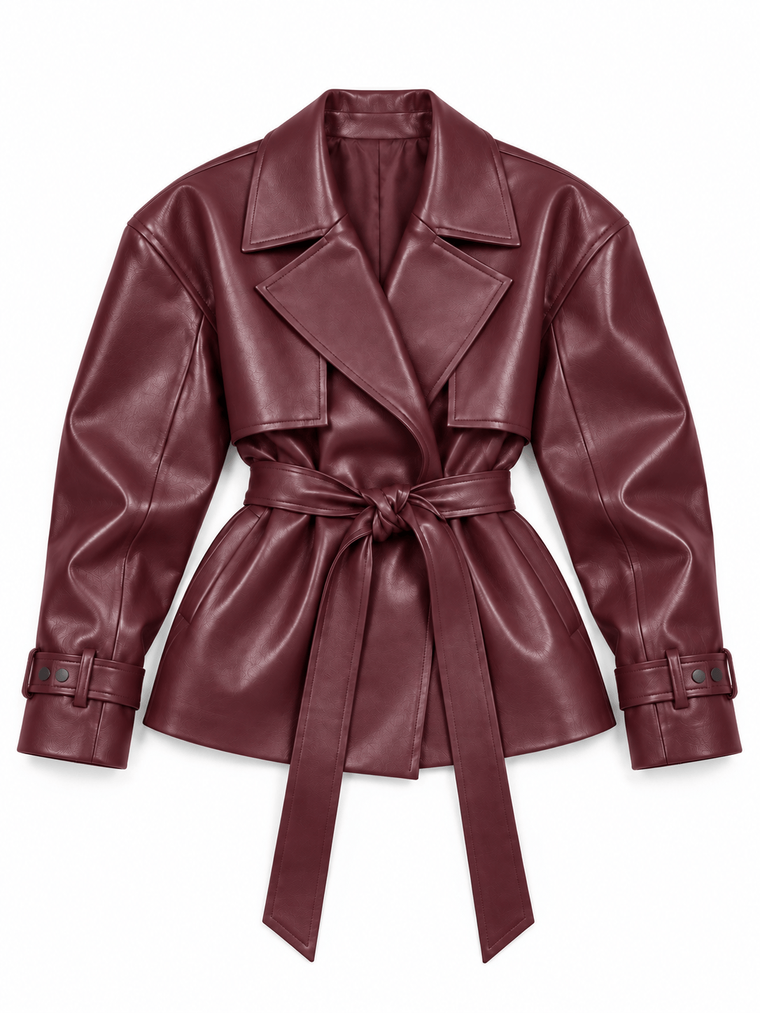 La Jolie Veste Pauline - Veste en Cuir Ample