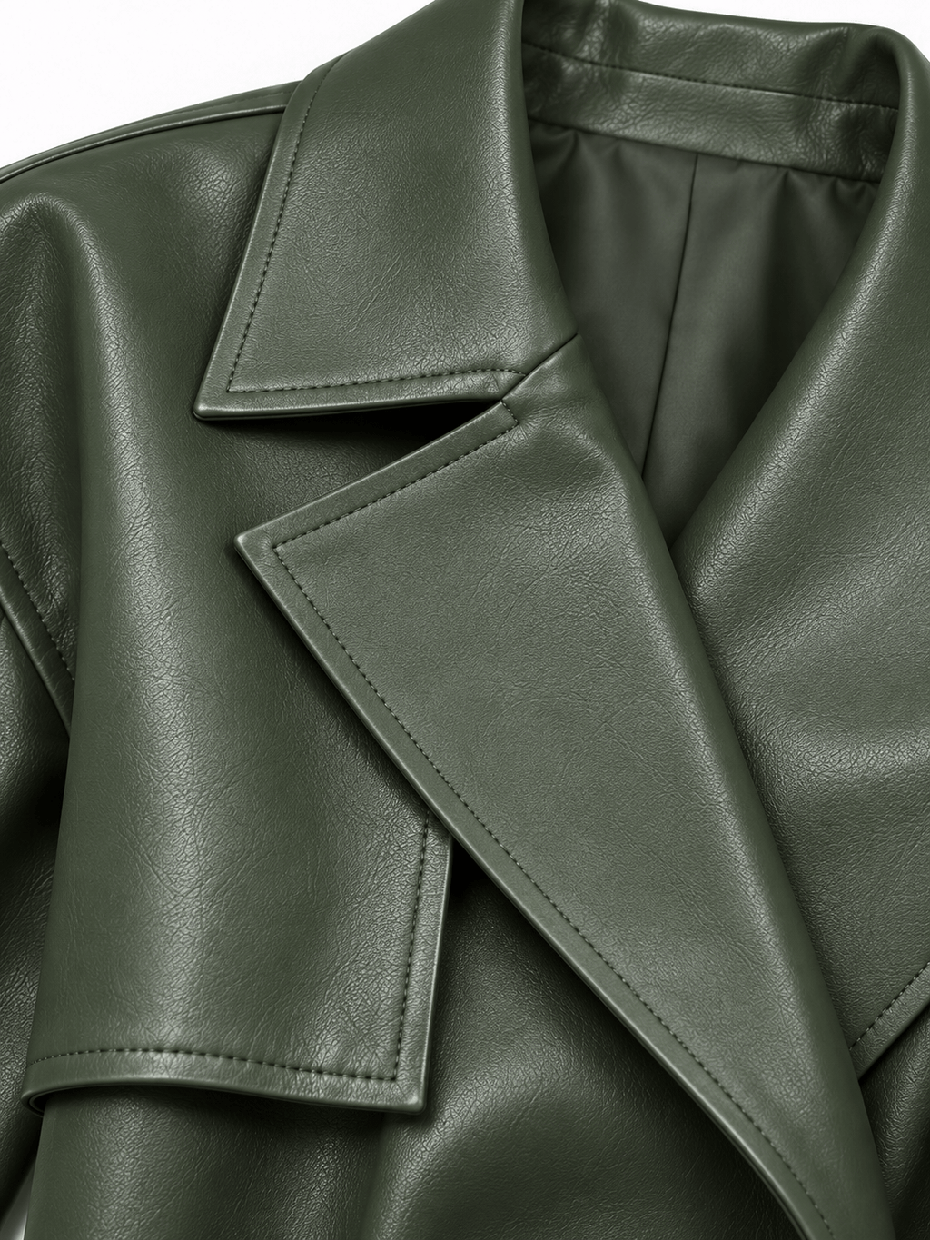 La Jolie Veste Pauline - Veste en Cuir Ample