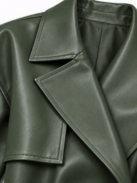 La Jolie Veste Pauline - Veste en Cuir Ample