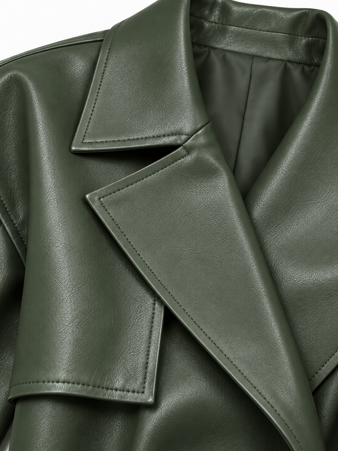 La Jolie Veste Pauline - Veste en Cuir Ample