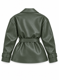 La Jolie Veste Pauline - Veste en Cuir Ample