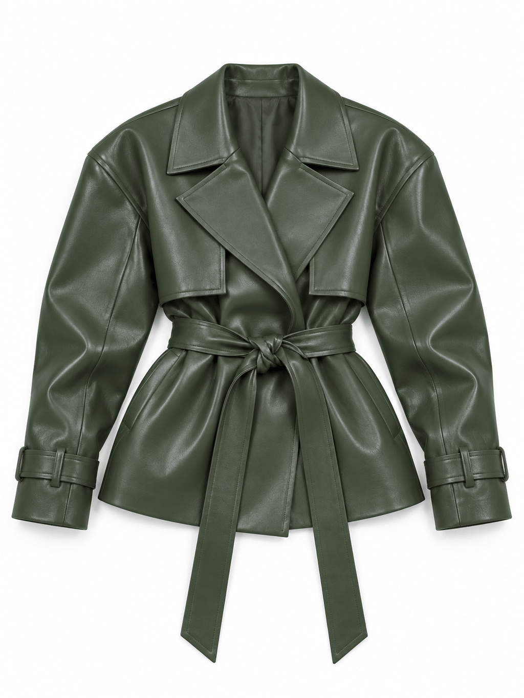 La Jolie Veste Pauline - Veste en Cuir Ample